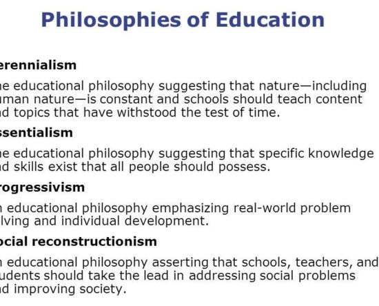 Philosophies of Education