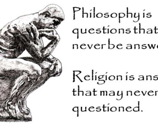 Difference between Philosophy and Religion